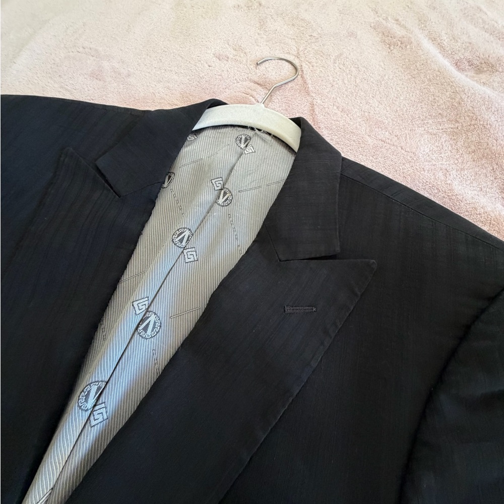 Versace Classic Black Men's Blazer - Picture 3 of 10